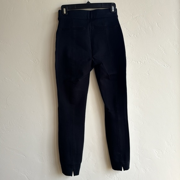 NWOT Spanx black stretch ponte slim pants XS - Picture 2 of 7